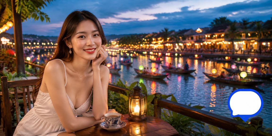 Người chơi nhận cashback và thư giãn tại quán cà phê Hội An sau trận cược